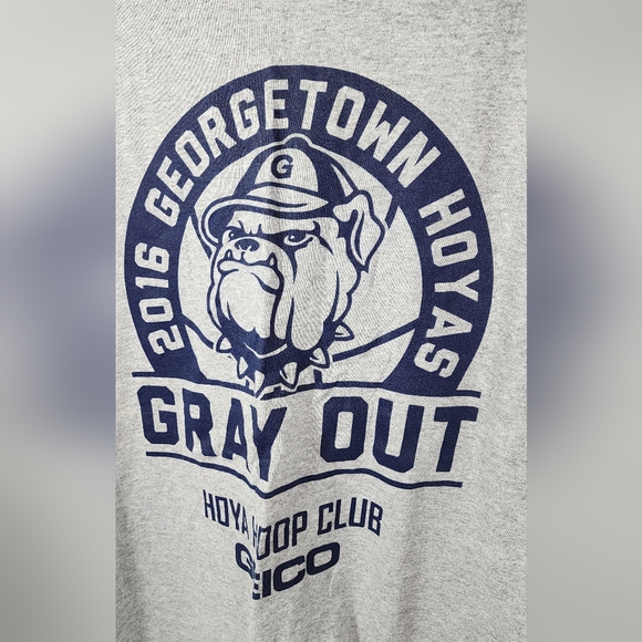 DELTA PRO WEIGHT 2016 WE ARE GEORGETOWN UNIVERSITY HOYAS   T-SHIRT MED GRAY BLUE - Picture 2 of 5